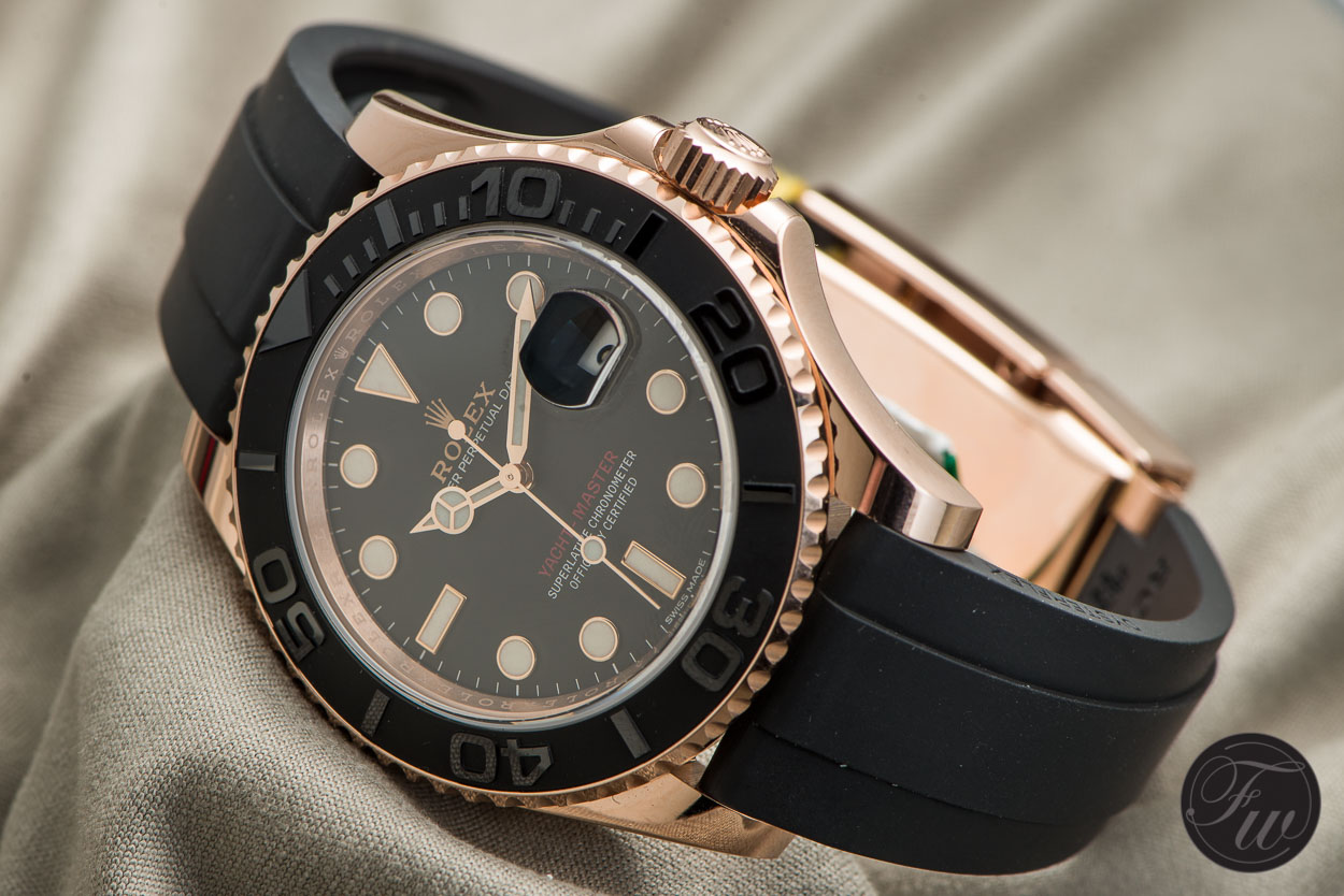 Hands-On – Rolex Yachtmaster Ref. 116655 Everose And Its Oysterflex Bracelet
