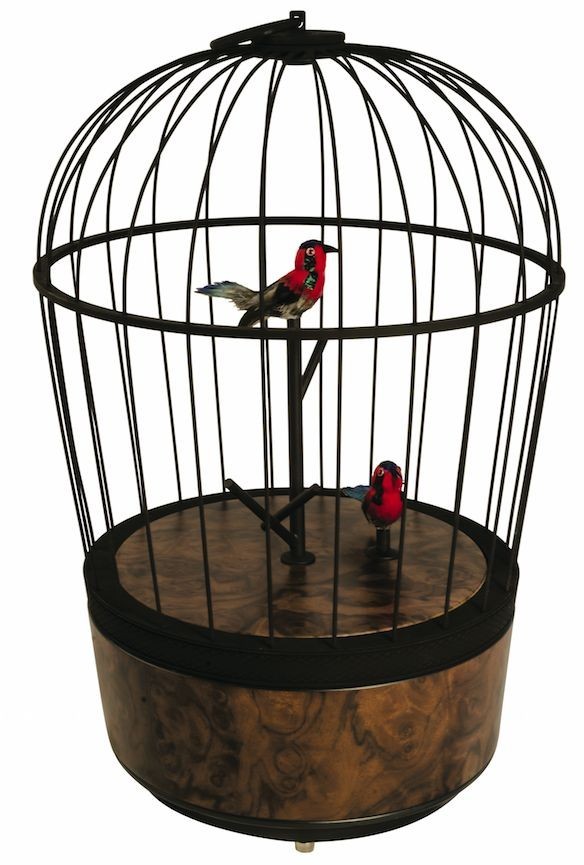 Singing Bird Cage Sg50 Tribute Hour Glass Reuge