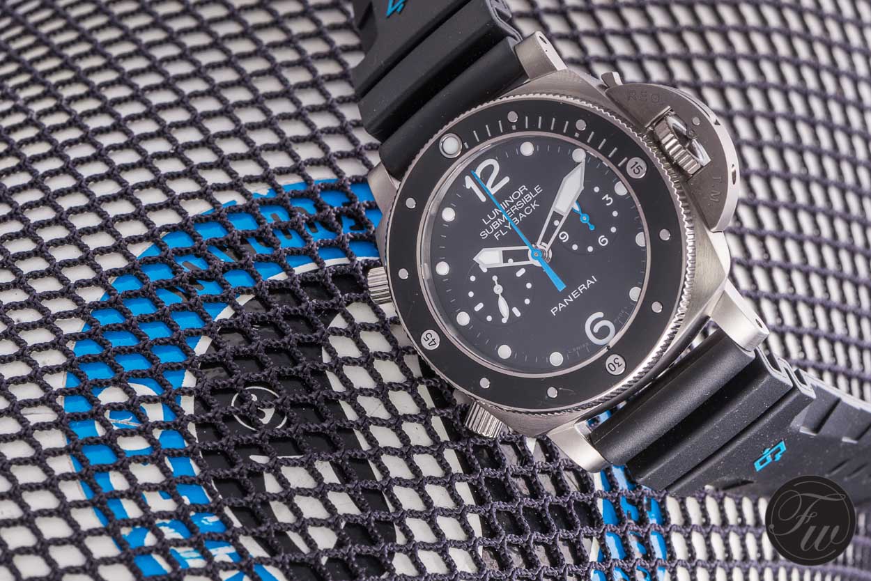 Hands-On With The Panerai PAM 615 Luminor Submersible Flyback Titanio
