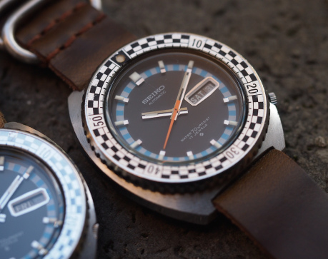 Seiko Rally Diver applied indices