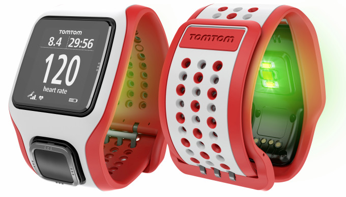 TomTom Cardio GPS Watch in Red