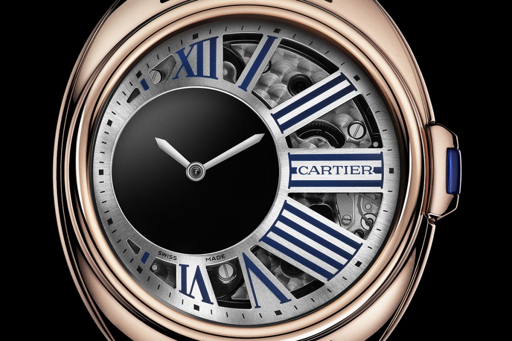 Cartier Mysterious Hour gold watch
