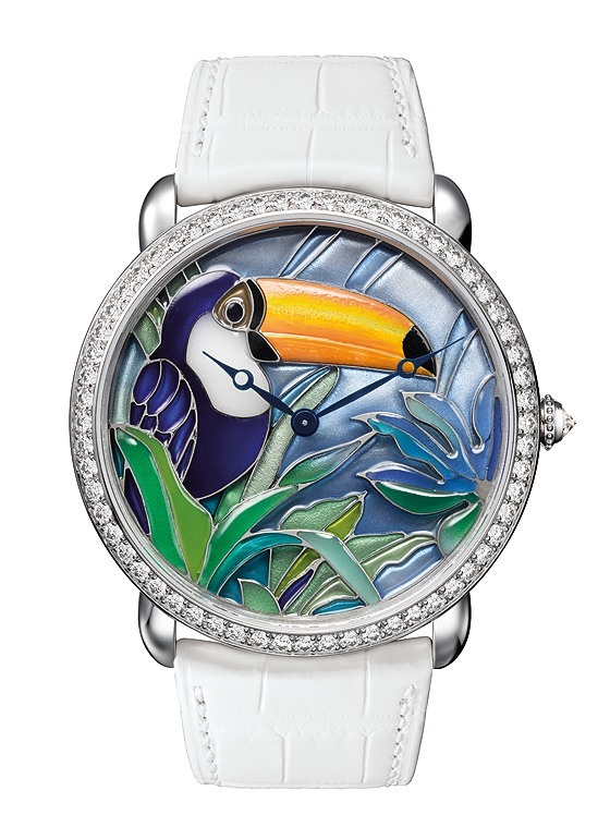 Ronde Louis Cartier 42-mm watch, toucan