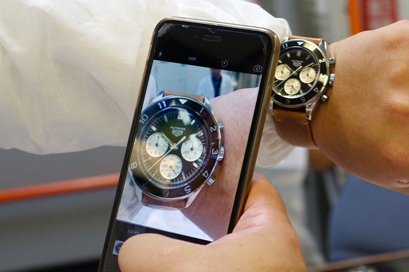 You can see just how big the Autavia wears on the wrist here. 