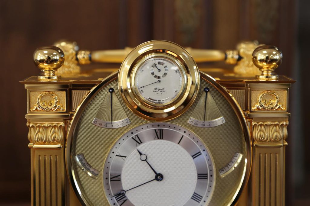 breguet sympathique clock watch dock