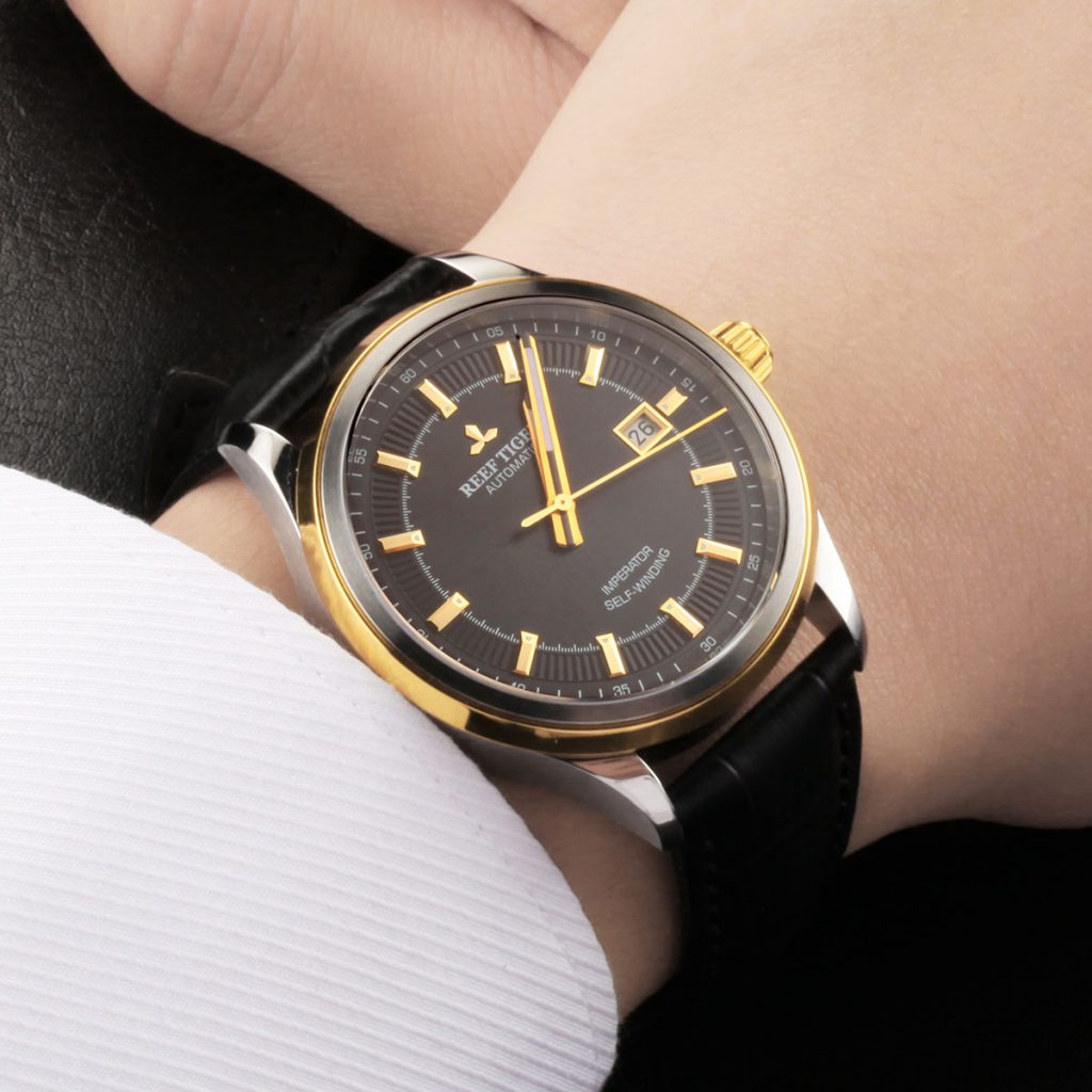 Classic General & Simple: Reef Tiger Imperator New Classic Series Wrist Watch
