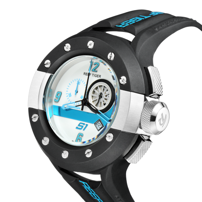 Unique And Fashionable Men's Watch: Reef Tiger Aurora Rally S1 Men's Quartz Wrist Watch  