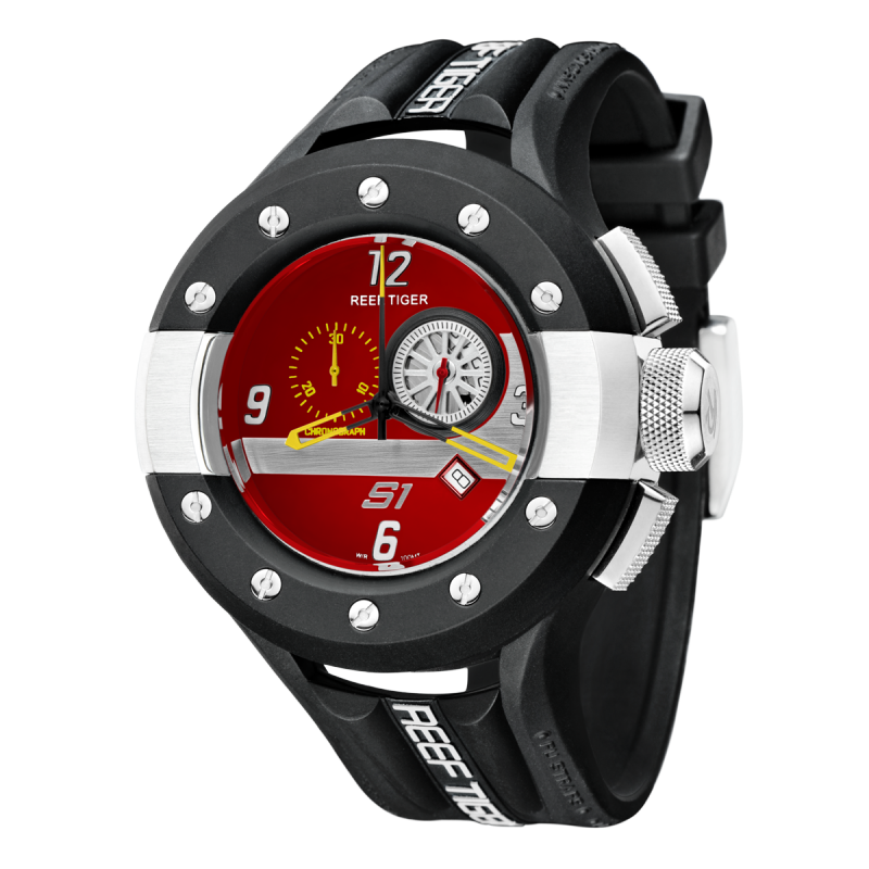 Unique And Fashionable Men's Watch: Reef Tiger Aurora Rally S1 Men's Quartz Wrist Watch  