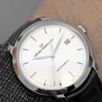 Girard-Perregaux 1966 In Stainless Steel Hand On Watch