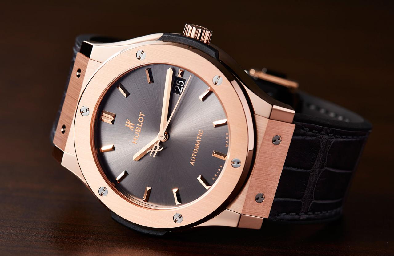 HANDS-ON: An exercise in harmony and contrast – the Hublot Classic Fusion Racing Grey in King Gold