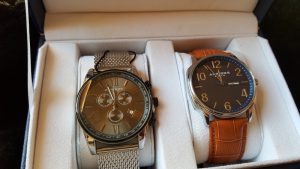 Akribos XXIV Men’s Two Watch Gift Set (Great Value For Money)