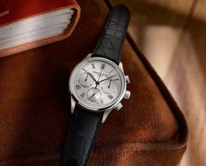 Frederique Constant Flyback_Chronograph Manufacture - steel - white dial - flat